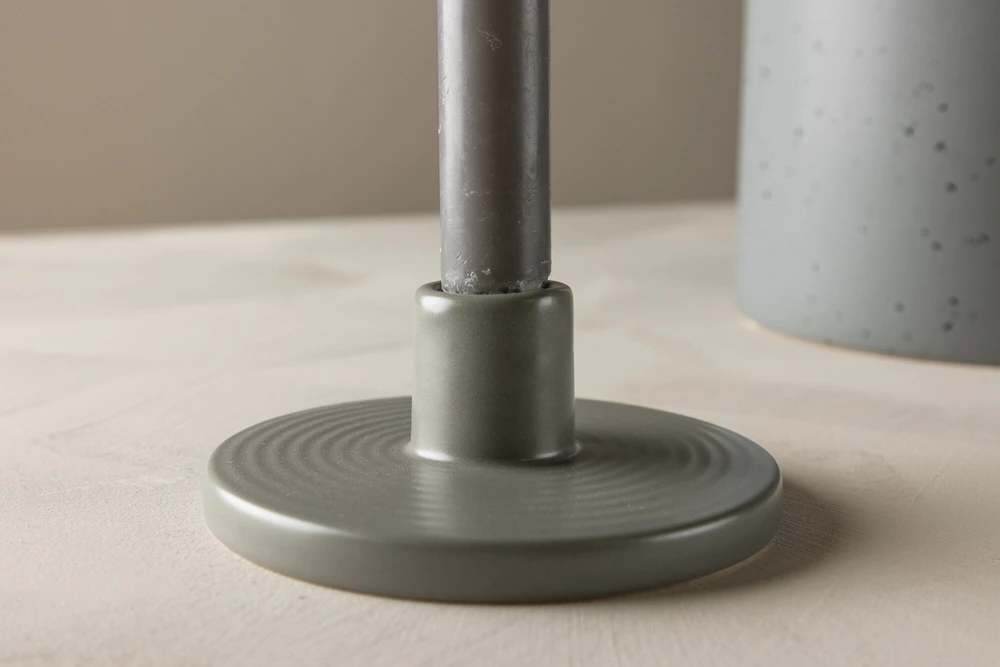 Venture Design Žvakidė, Bette, 12cm, Pilka