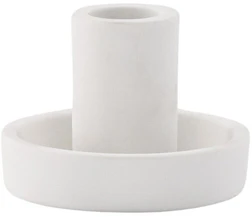 Venture Design Žvakidė „Ceco“, ø11 cm, Balta