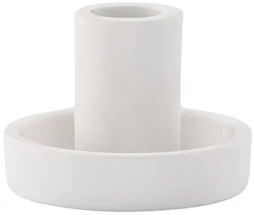 Venture Design Žvakidė „Ceco“, ø11 cm, Balta