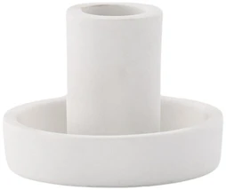 Venture Design Žvakidė „Ceco“, ø11 cm, Balta