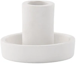 Venture Design Žvakidė „Ceco“, ø11 cm, Balta