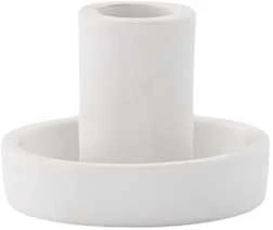 Venture Design Žvakidė „Ceco“, ø11 cm, Balta