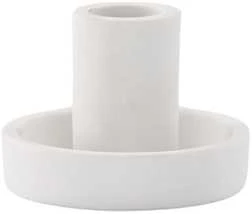 Venture Design Žvakidė „Ceco“, ø11 cm, Balta