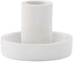 Venture Design Žvakidė „Ceco“, ø11 cm, Balta