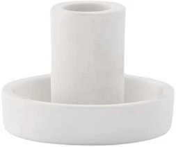 Venture Design Žvakidė „Ceco“, ø11 cm, Balta