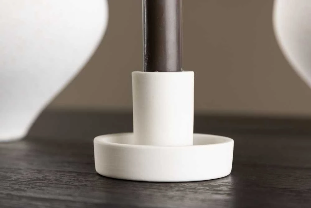 Venture Design Žvakidė „Ceco“, ø11 cm, Balta