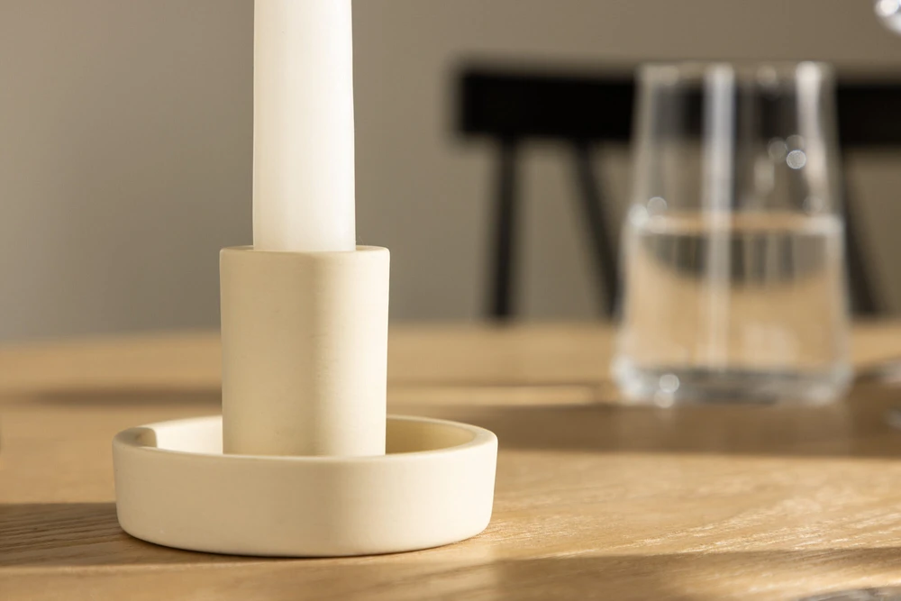 Venture Design Žvakidė, Ceco, W11xH6 cm, rusvai gelsvas
