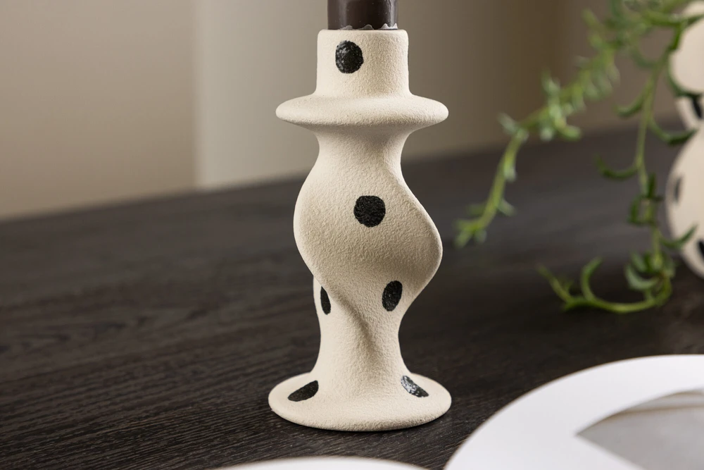 Venture Design Žvakidė, Garbė, D2xW6xH12 cm, Balta