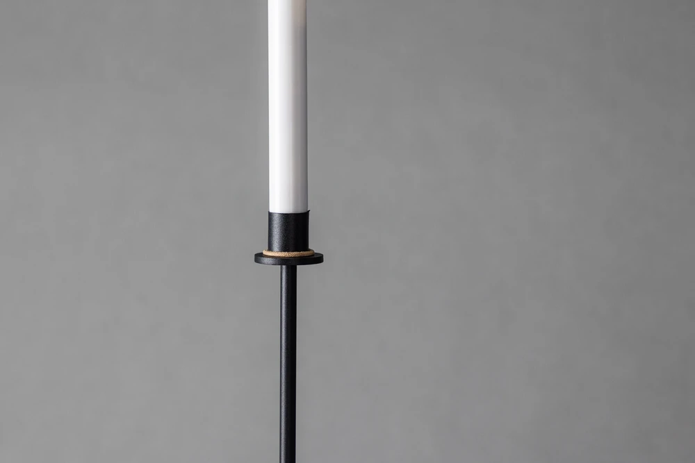 Venture Design Žvakidė, Högehall H102cm, 12x102 cm, Juoda