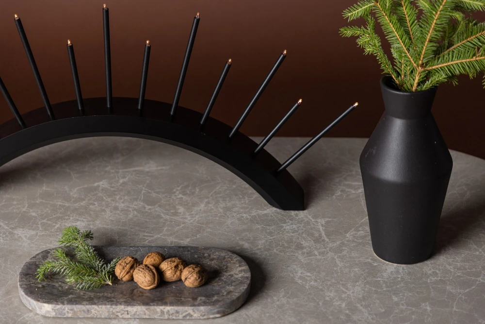 Venture Design Žvakidė, Kettilsås, 30x55 cm, Juoda
