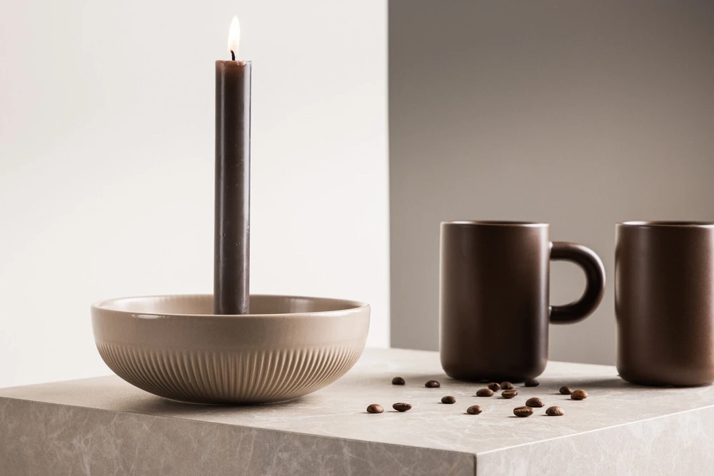 Venture Design Žvakidė, stilinga, 18 cm, Bėžinės