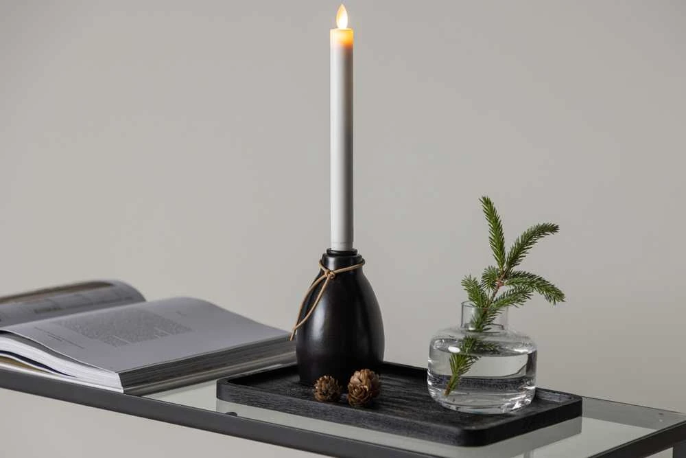 Venture Design Žvakidė, Ulricehamn, 9x31 cm, Juoda
