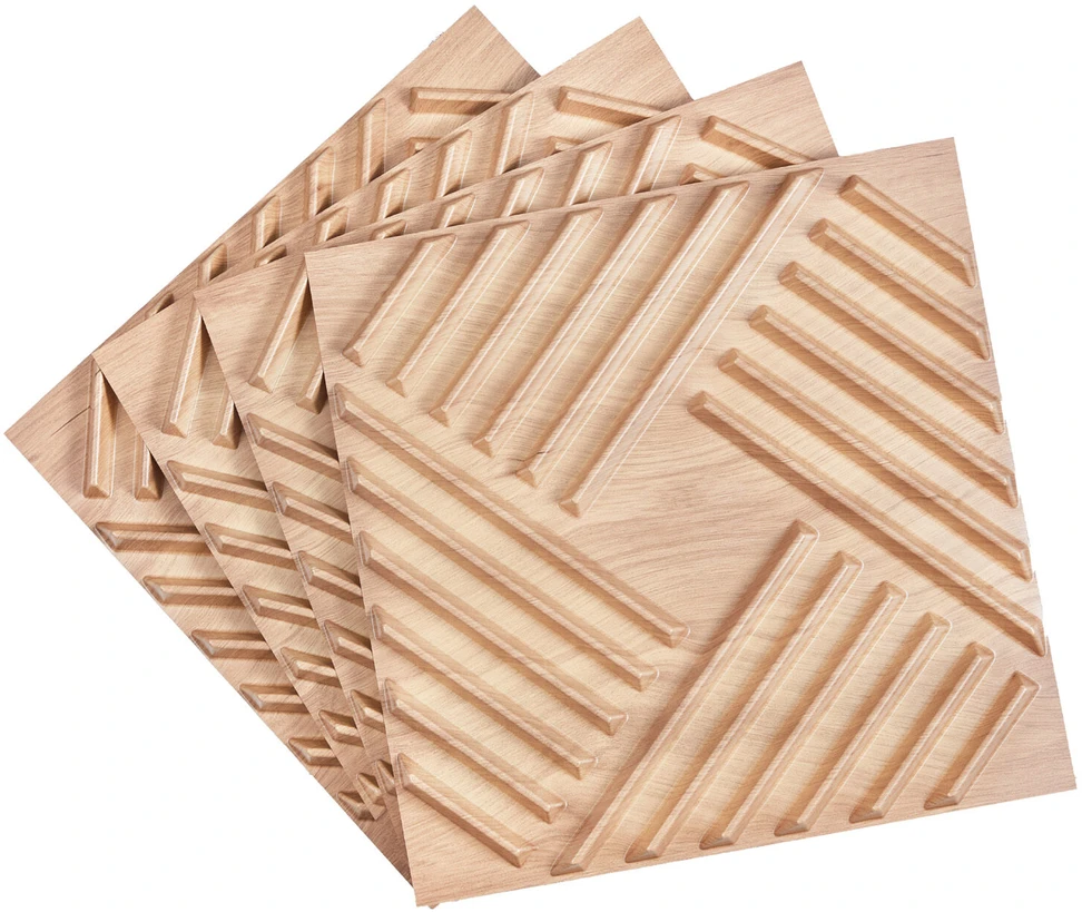 VEVOR 3D sienų plokštės 12-vnt 50x50 cm PVC
