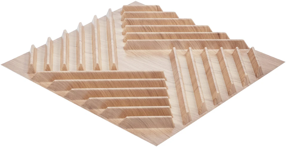 VEVOR 3D sienų plokštės 12-vnt 50x50 cm PVC