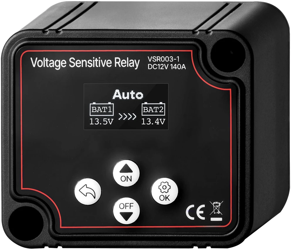 VEVOR 12V 140A dvigubas akumuliatorių izoliatorius UTV, ATV