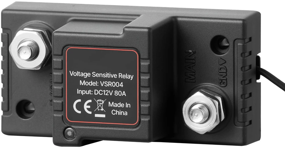 VEVOR Akumuliatoriaus izoliacijos rinkinys, 12V 80A su VSR rele
