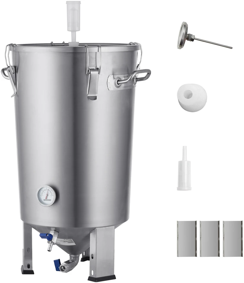 VEVOR Nerūdijančio plieno 30L alaus fermentatorius