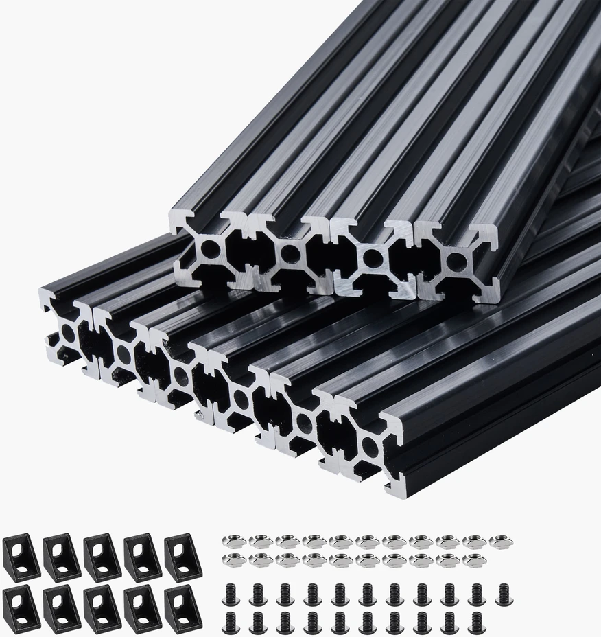 VEVOR 150 cm 10 vnt t-slot aliuminio profilis