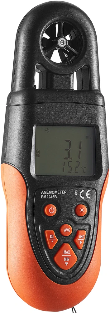 VEVOR Bluetooth nešiojamas anemometras įranga HVAC