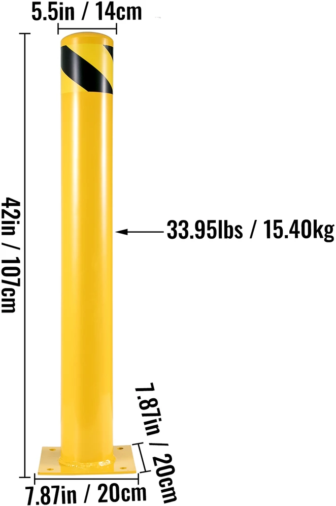 VEVOR Saugi apsauginė tvorelė, 107 cm aukščio