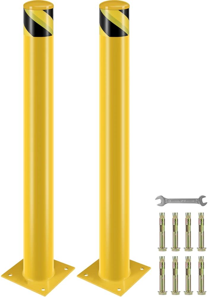 VEVOR Saugos stulpas 107 cm aukščio, 11.4 cm skersmens