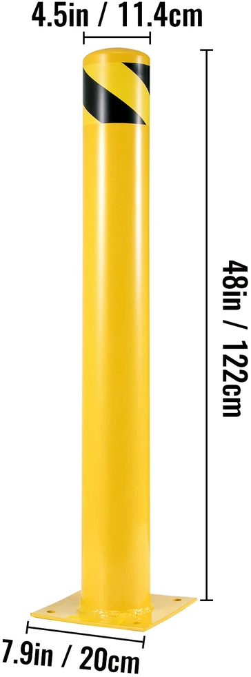 VEVOR Saugumo atrama 122x11.4 cm geltona