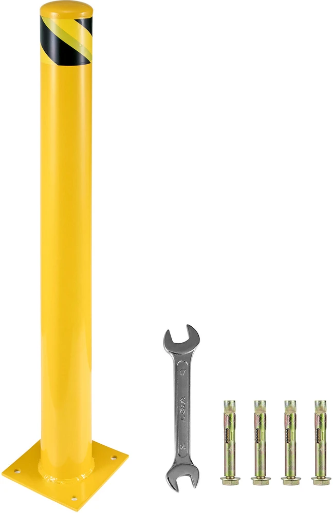 VEVOR Saugos stulpas 120 cm x 14 cm geltonas