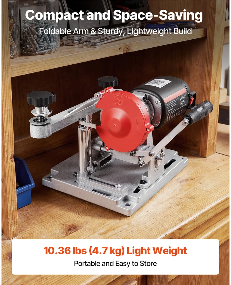 VEVOR Diskinio pjūklo ašmenų galąstuvas, 140W 5700RPM