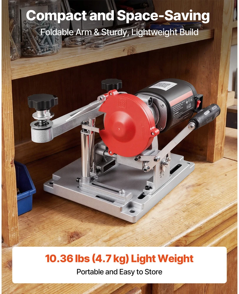 VEVOR Diskinio pjūklo ašmenų galąstuvas, 140W 5700RPM