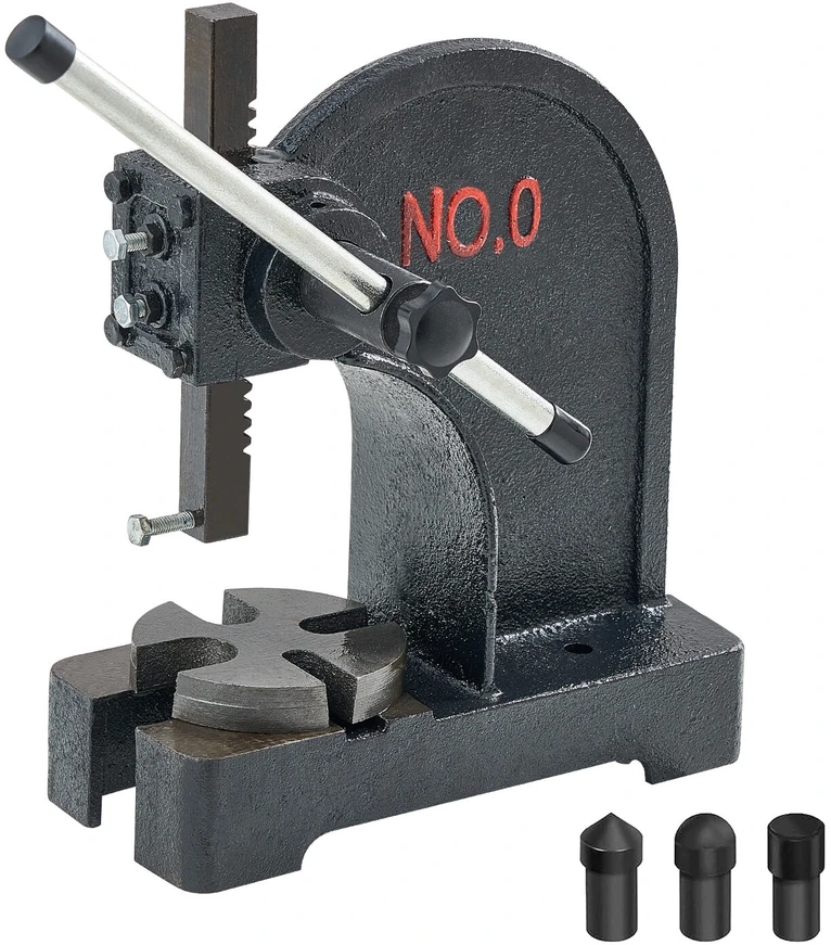VEVOR Staklės spaudui formuoti, 0,5 tonos, 11,7 cm