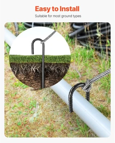 VEVOR 30 cm gelžbetonio kuolai 16 vnt.