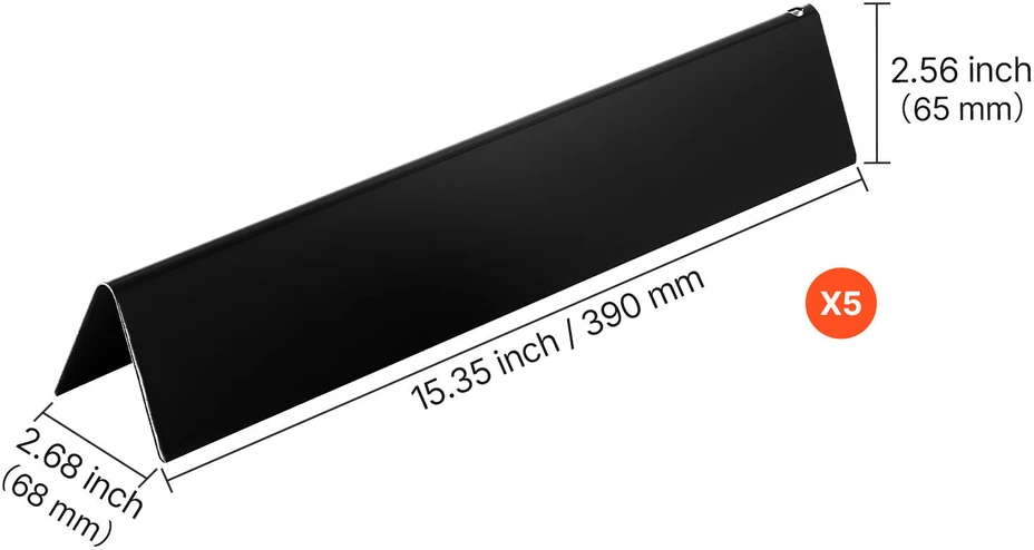 VEVOR Aromatizavimo strypeliai 39 cm Weber Spirit 300