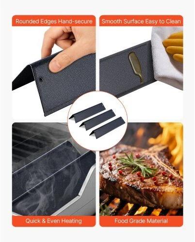 VEVOR grilio grotelės Weber Spirit 200 serijai, 39 cm
