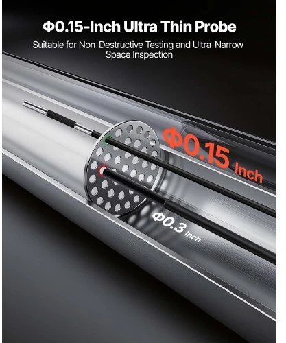 Artikuliuojantis endoskopas VEVOR SX4, 3,9 mm itin plonas objektyvas