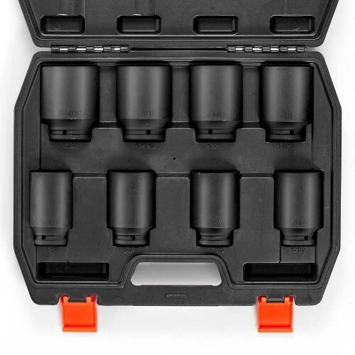 VEVOR Ašies stebulės galvučių rinkinys 1/2" 8 vnt