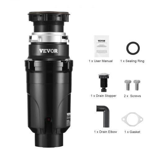 VEVOR Maisto atliekų smulkintuvas 1/2 AG 3820 RPM