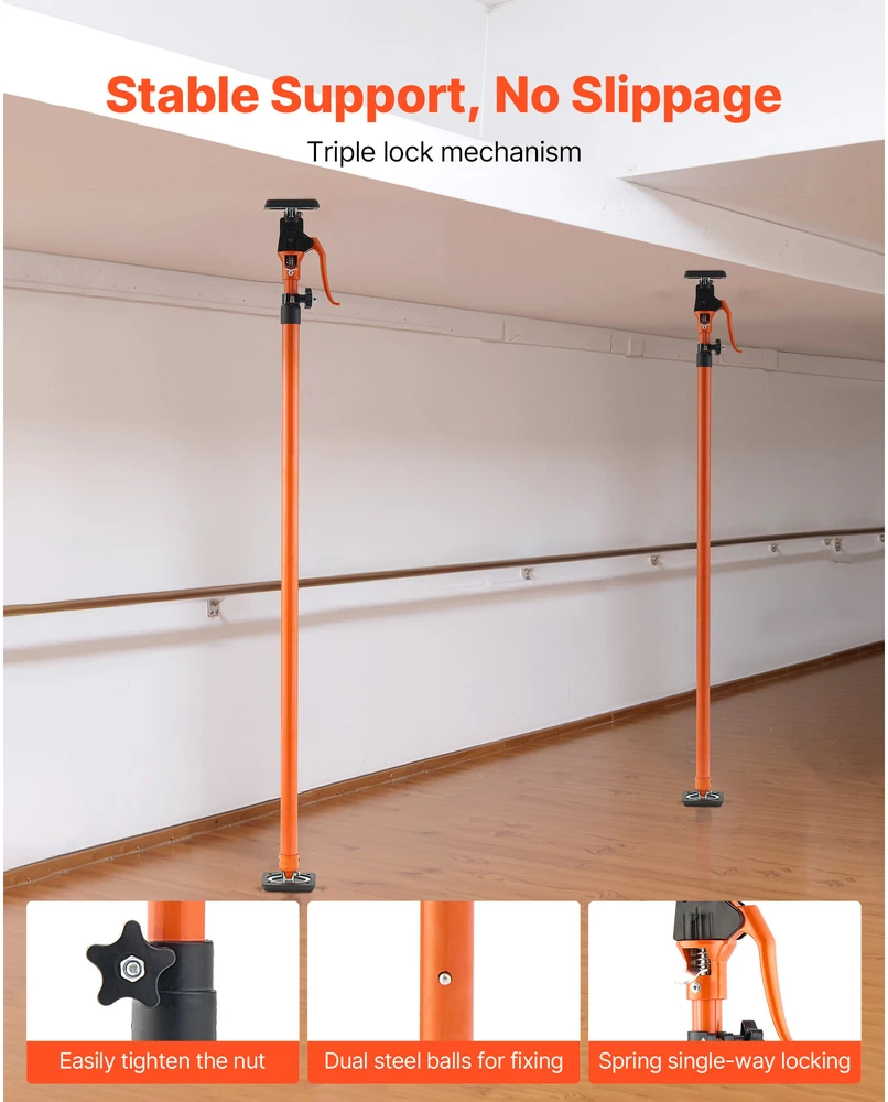 VEVOR Spintelės kėlimo atramos, 4 vnt, 125-291 cm