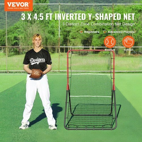 VEVOR Beisbolo ir softbolo atšokimo tinklas 91x137 cm