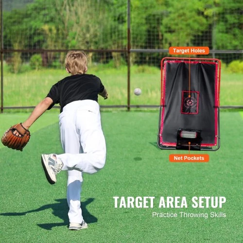 VEVOR Beisbolo ir softbolo atmušimo tinklas 91x137 cm