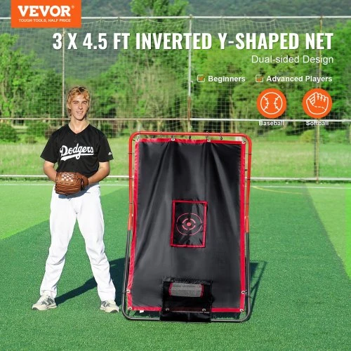 VEVOR Beisbolo ir softbolo atmušimo tinklas 91x137 cm