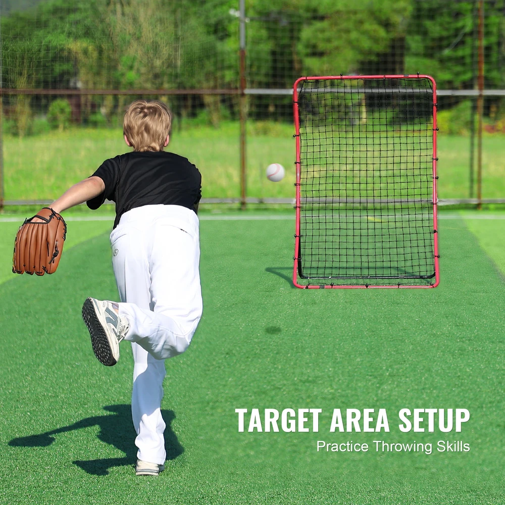 VEVOR beisbolo ir softbolo grįžtamasis tinklas 4x5.5 pėdos