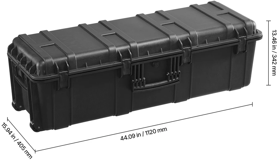 VEVOR 5,5 cu.ft atsparus oro sąlygoms dėklas su 3 rankenomis