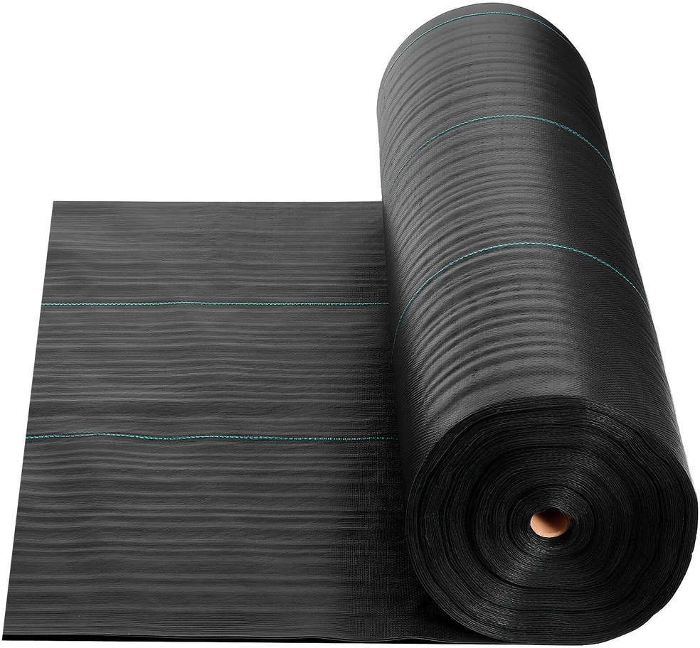 VEVOR Piktžolių barjeras 1.8x76.2m 141.7g juodas
