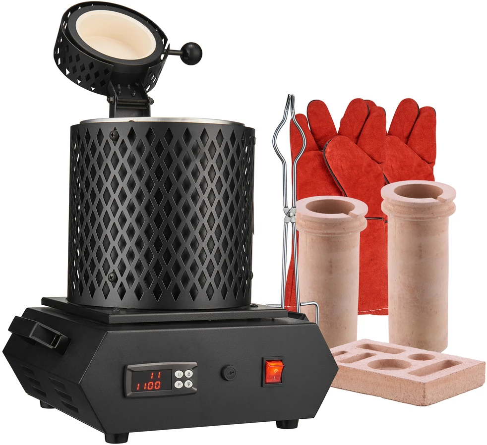 VEVOR Auksinė lydymo krosnis 1350W 1150°C