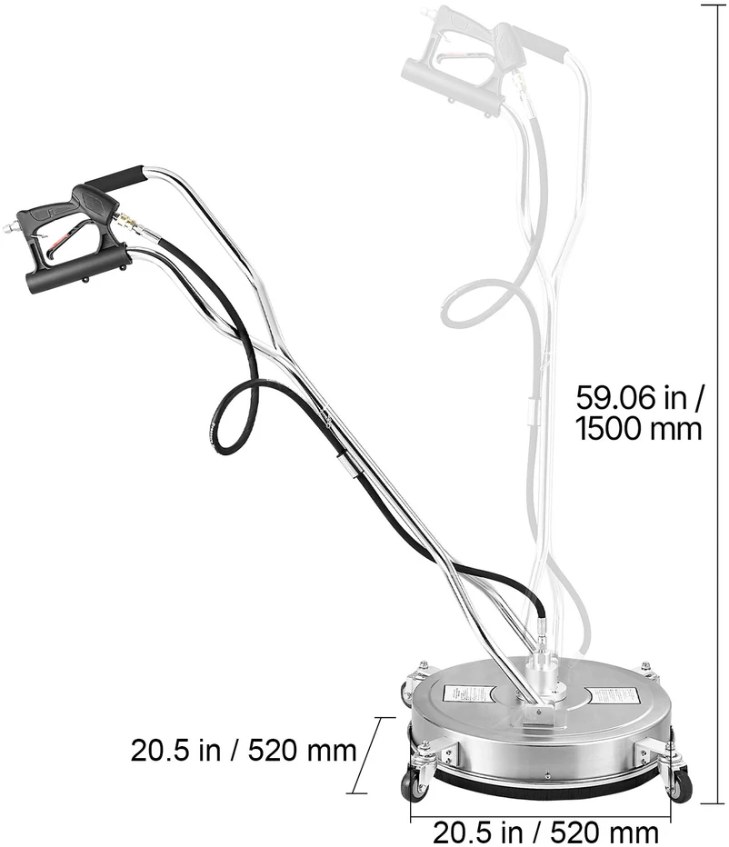 VEVOR 50 cm plovimo paviršių valymo prietaisas