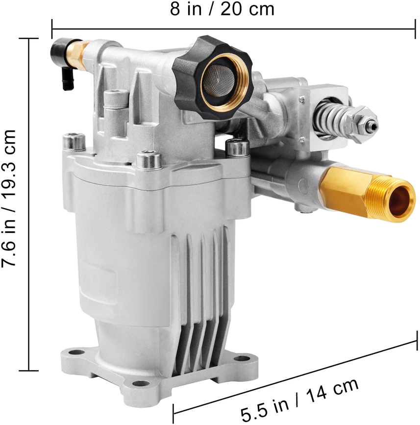 VEVOR Aukšto slėgio plovimo pompa, 3400 PSI