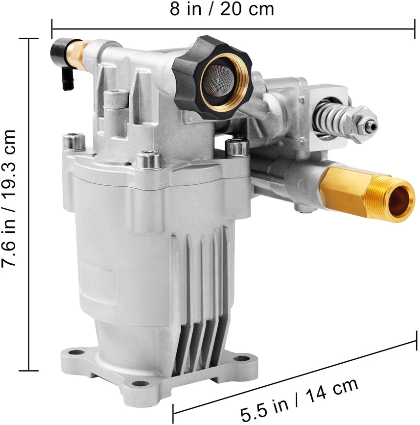 VEVOR Aukšto slėgio plovimo pompa, 3400 PSI