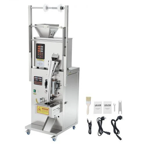 Automatinė birių produktų dozavimo ir pakavimo mašina VEVOR SBF-100-V2, 1–99,9 g