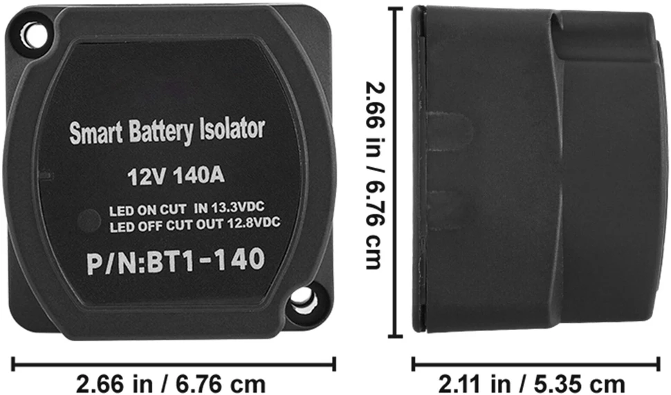 VEVOR Automatinis dvigubos baterijos izoliatorius