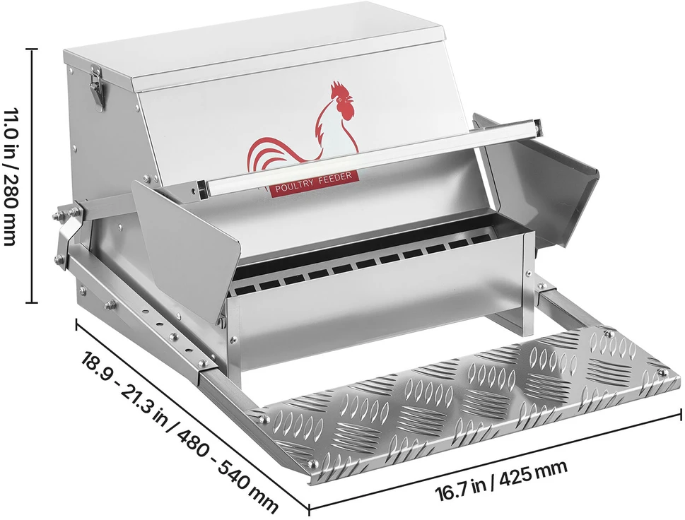 VEVOR Automatinė vištų lesyklė 11.34 kg